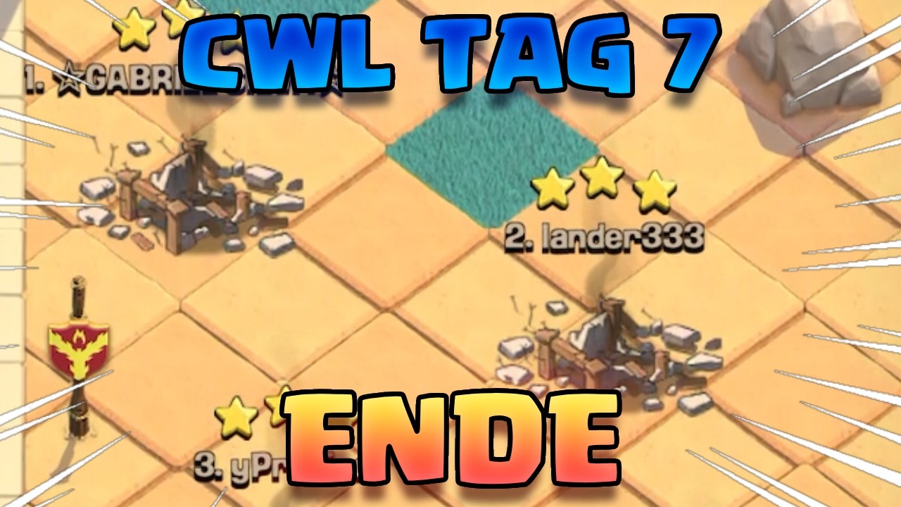 DAS ENDE | CWL TAG 7
