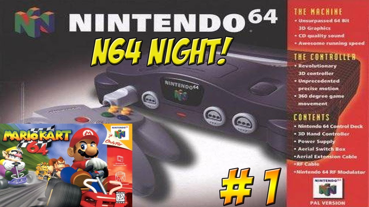 N64 Night! Mario Kart 64! Part 1