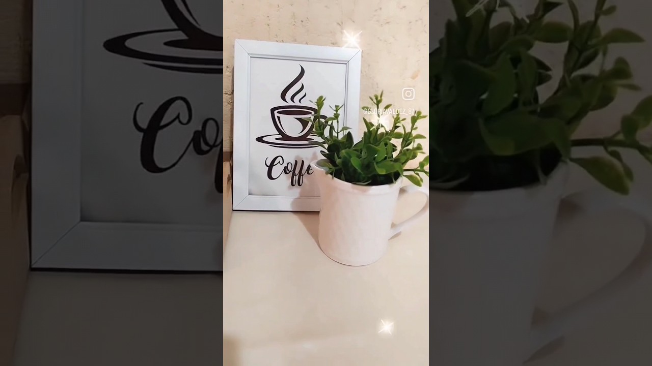 peque&ntilde;a estaci&oacute;n de caf&eacute; ☕ decoraci&oacute;n econ&oacute;mica!  ✅