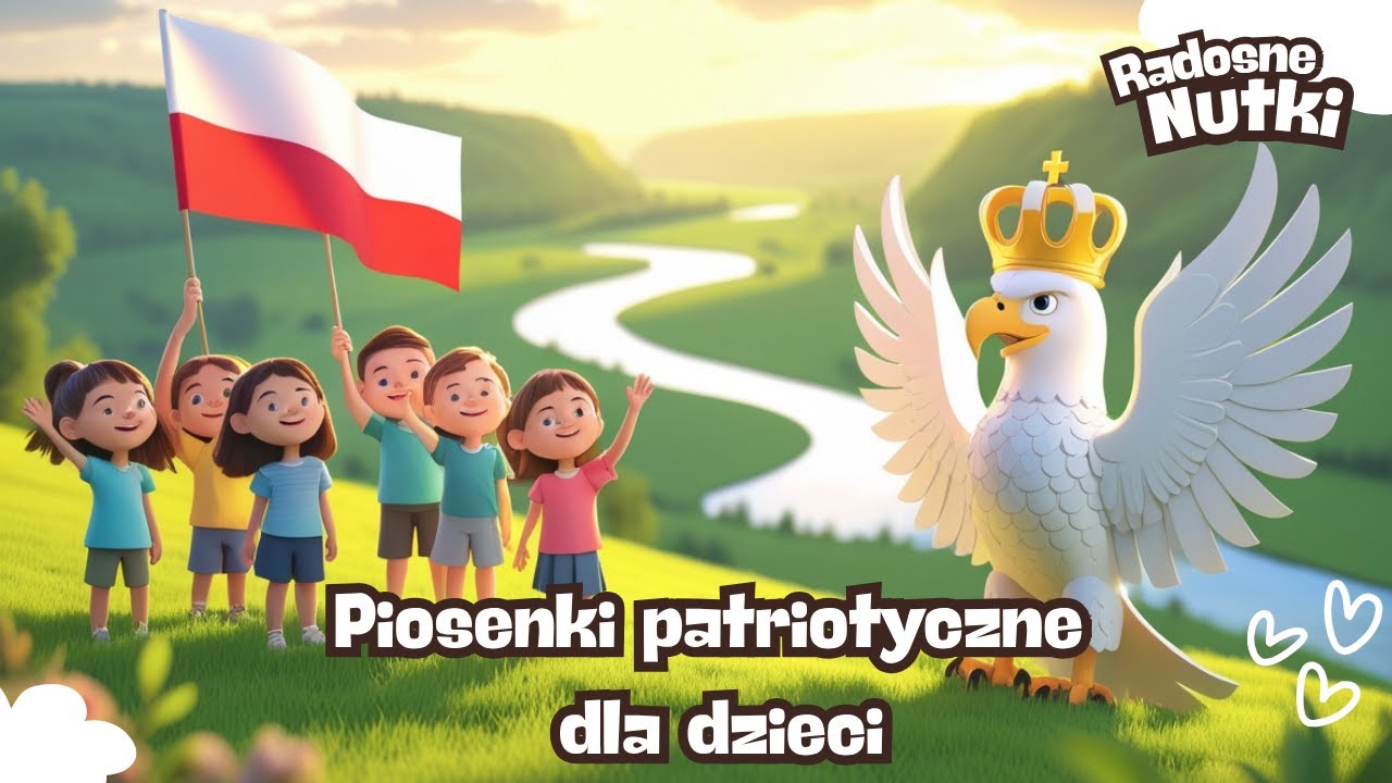 🎵 Radosne Nutki — Piosenki patriotyczne dla dzieci na 11 listopada — piosenki dla dzieci🎵