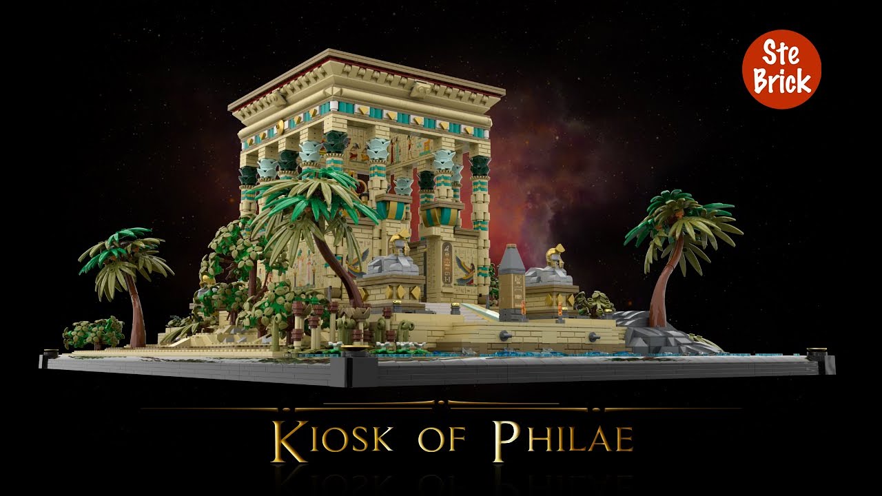 Kiosk of Philae - LEGO MOC by SteBrick