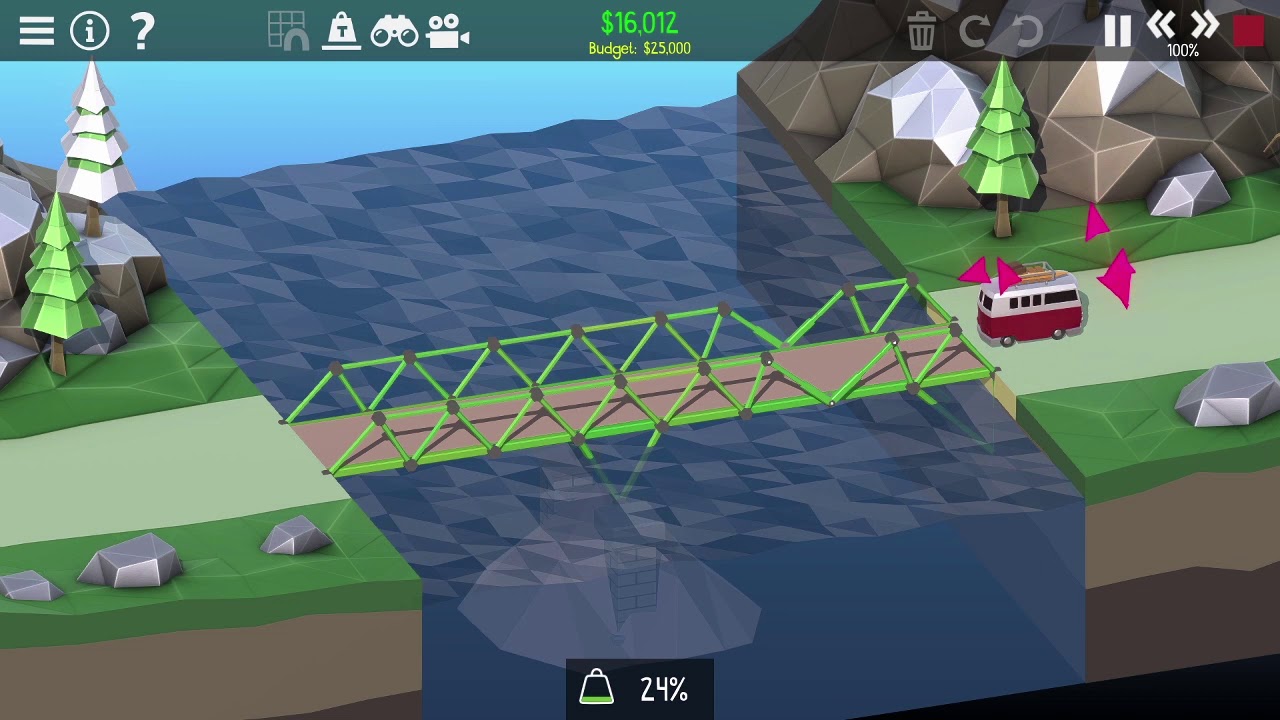 Poly Bridge 2 | 1-11 Stop N' Go