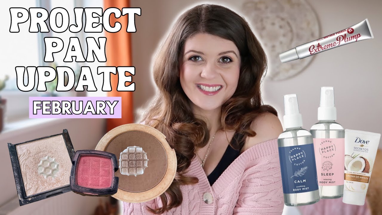 February Project Pan Update 2024 | The Big Makeup Use Up Challenge
