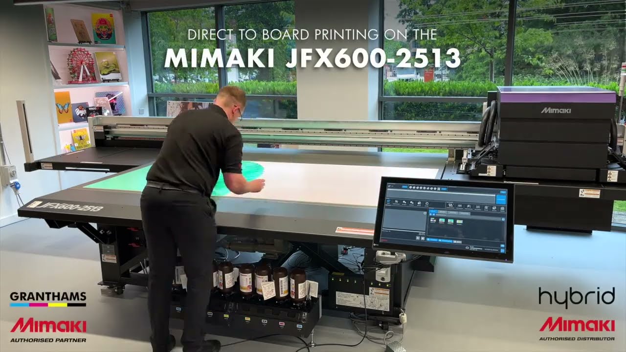 Direct to Board printing on the Mimaki JFX600 Flatbed Printer | Printed Foamex Panel | JFX Series
