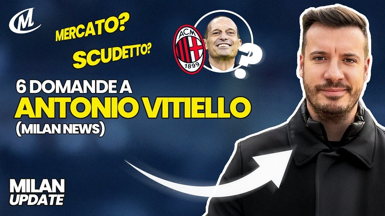 IL FUTURO DI ALLEGRI, LEAO E PULISIC. IL RITORNO DI CARDINALE. LA CORSA SCUDETTO - con Vitiello