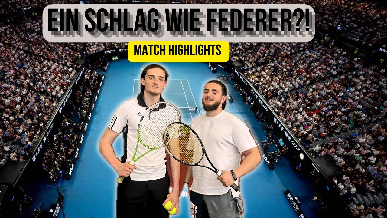 Federer hat uns dabei zugesehen?! 😳🎾