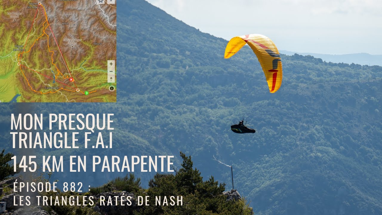J’ai Raté Mon Triangle FAI (Mais C’était Stylé quand même) ! 145 Km dans les Alpes du Sud !