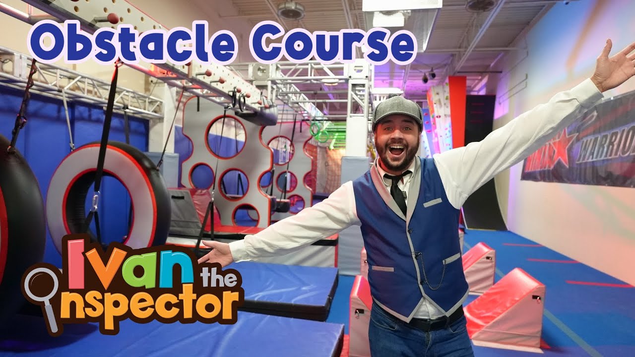 Obstacle Course For Kids! | Ivan Inspects An American Ninja Warrior Course!