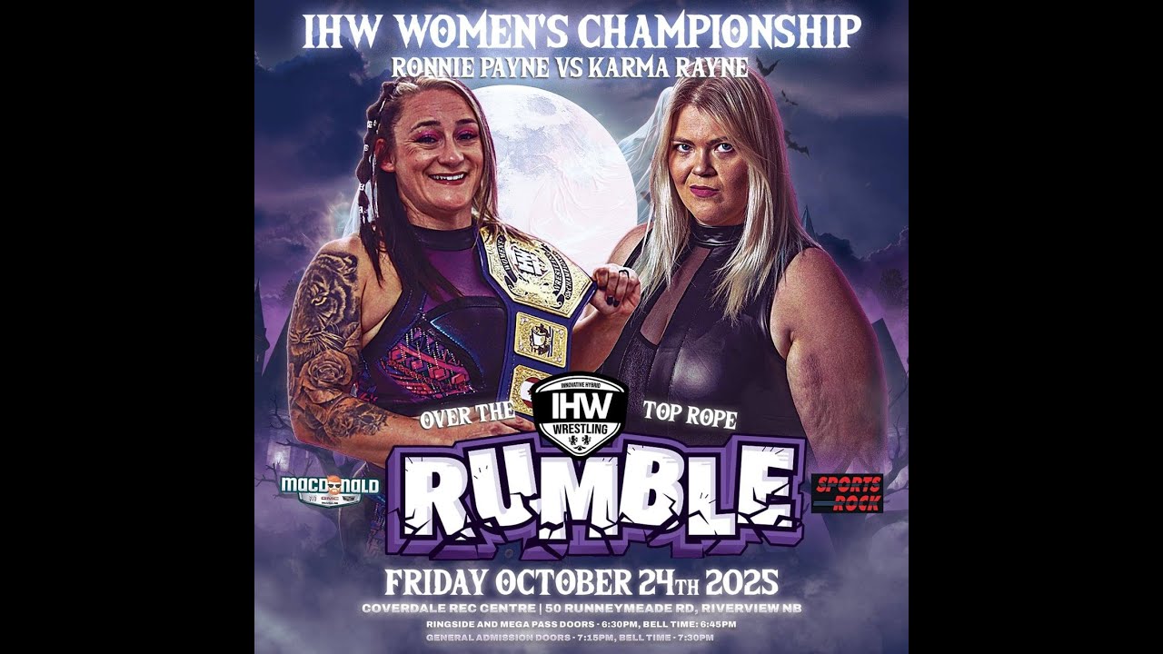IHW Women's Championship: Ronnie Payne (c) vs Karma Rayne  | IHW Wrestling: RUMBLE - Match #2