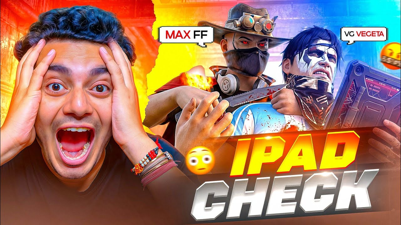 MAX FF iPad CHECK 📲 BY VG VEGETA 😈 HACKER EXPOSED ?🤡 @BlackShoutGaming