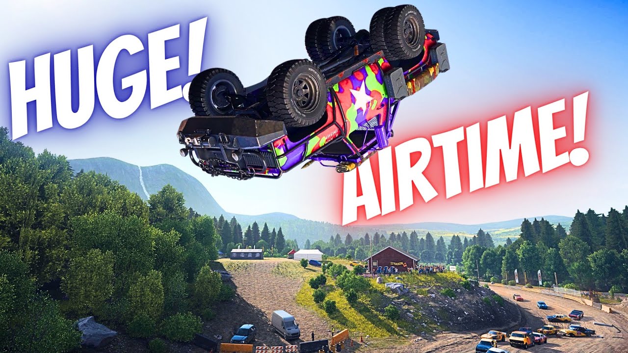 I GOT LAUNCHED!!! Wreckfest crashes and fails compilation