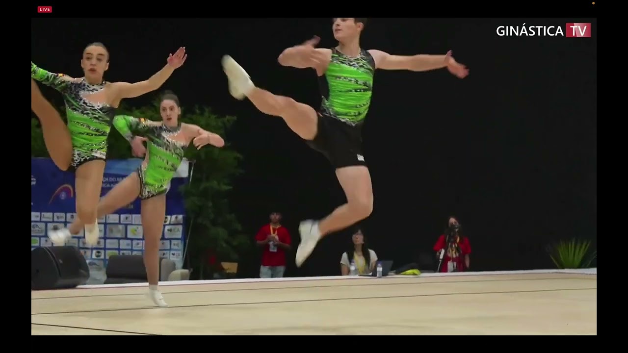 SPAIN (ESP) - 2024 AEROBICS WORLD CUP, CANTANHEDE - TRIO Qualifications TR