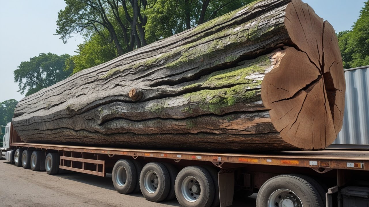 From the Heart of the Amazon: Giant Block of Wood Begins New Journey