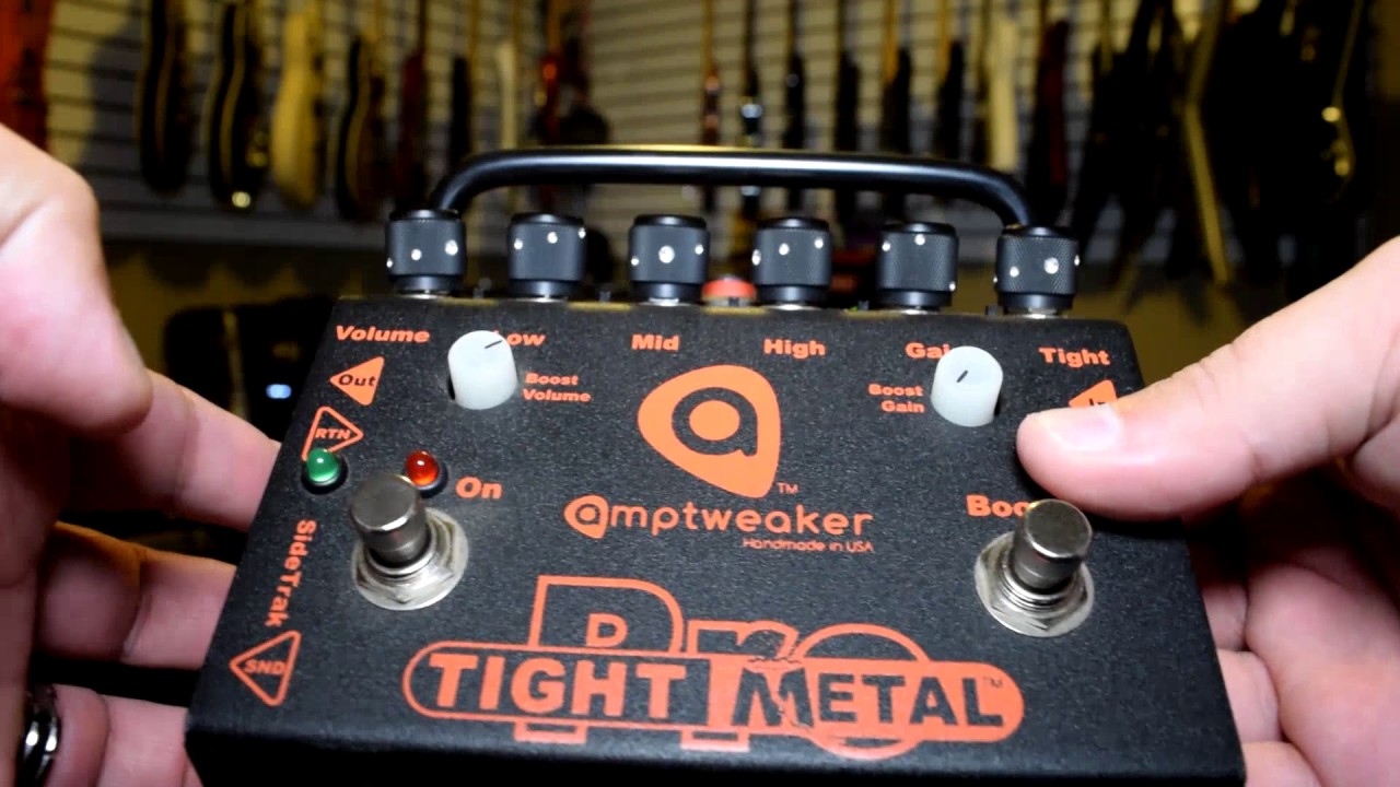 ВНИМАНИЕ, ПОТРЯСАЮЩАЯ ПЕДАЛЬ!!! Педаль дисторшн Amptweaker Tight Metal Pro