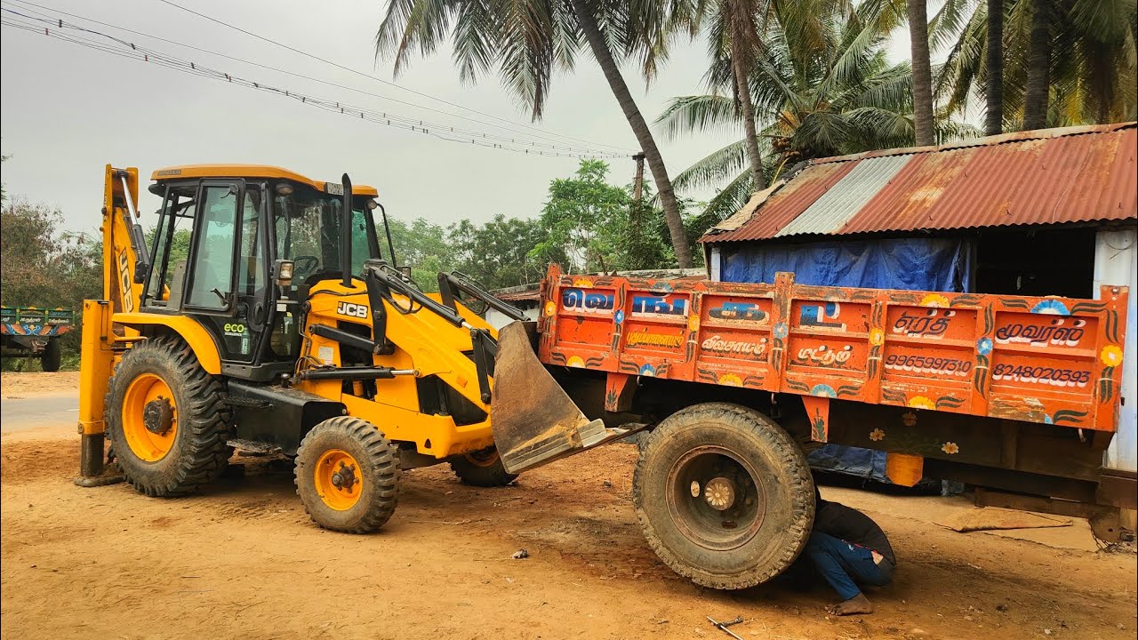 All Tractor's tipper wheel bearing grease change funny video @Mohantractorslife