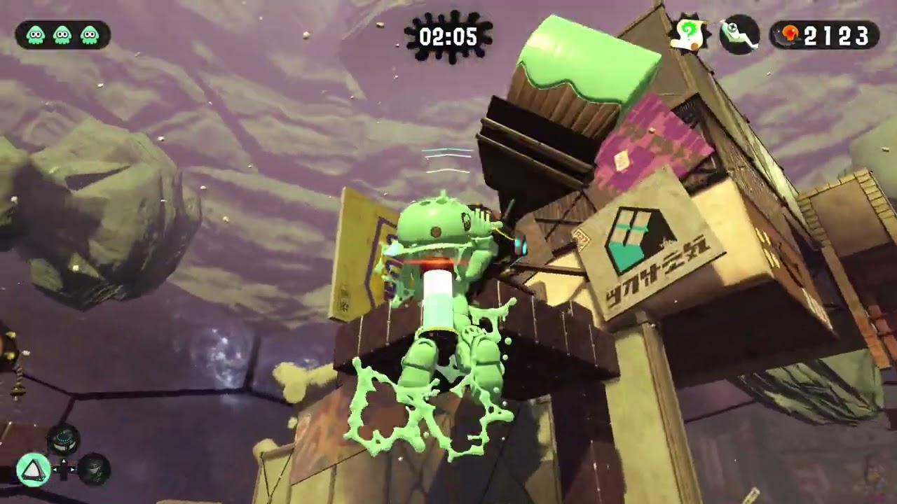 Splatoon 2 Story Mode (157)- [Hero Inkbrush] - Dancing Floors - Ink Switcheroo