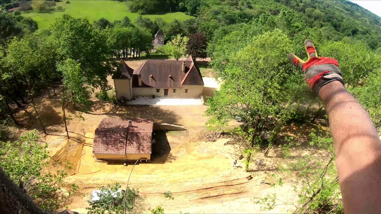 démontage de 30 mètres  vu du haut  FLDelagage