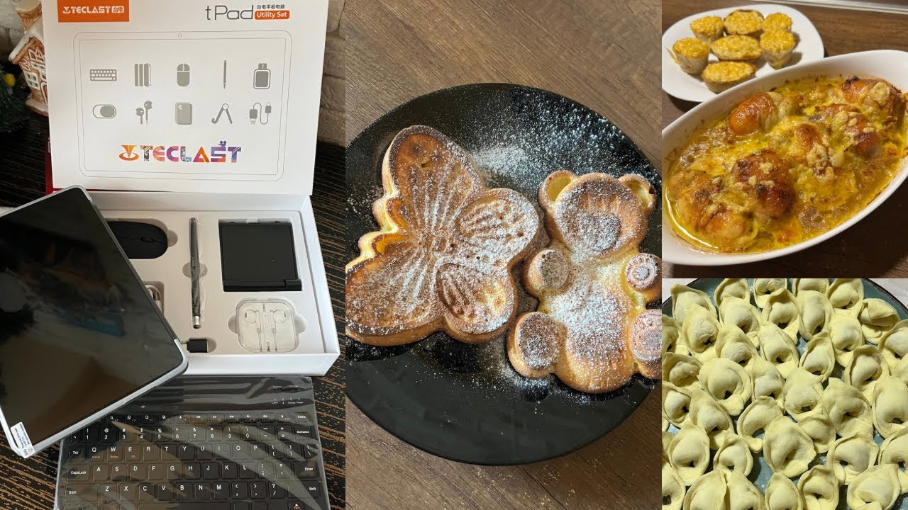 🔥Новий планшет 📱 + домашня кухня 🍽️ Пельмені, млинці й сирна запіканка