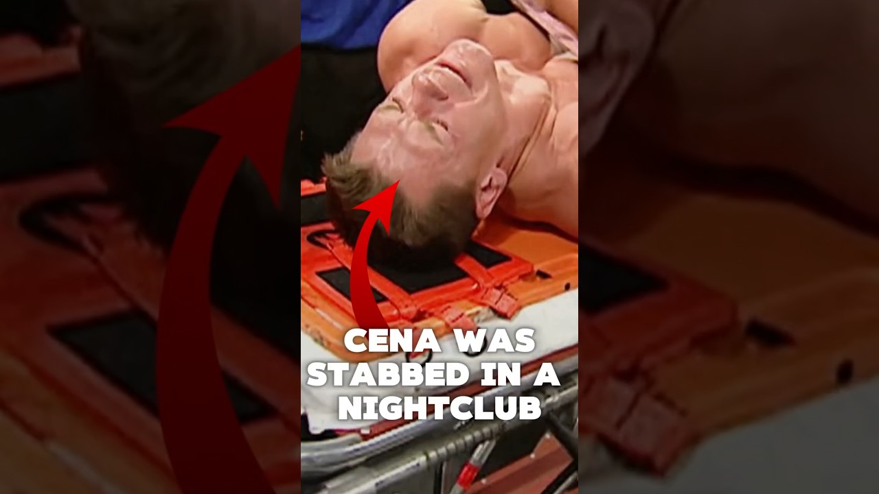 When John Cena was STABBED in a nightclub #wwe #wrestling #shorts