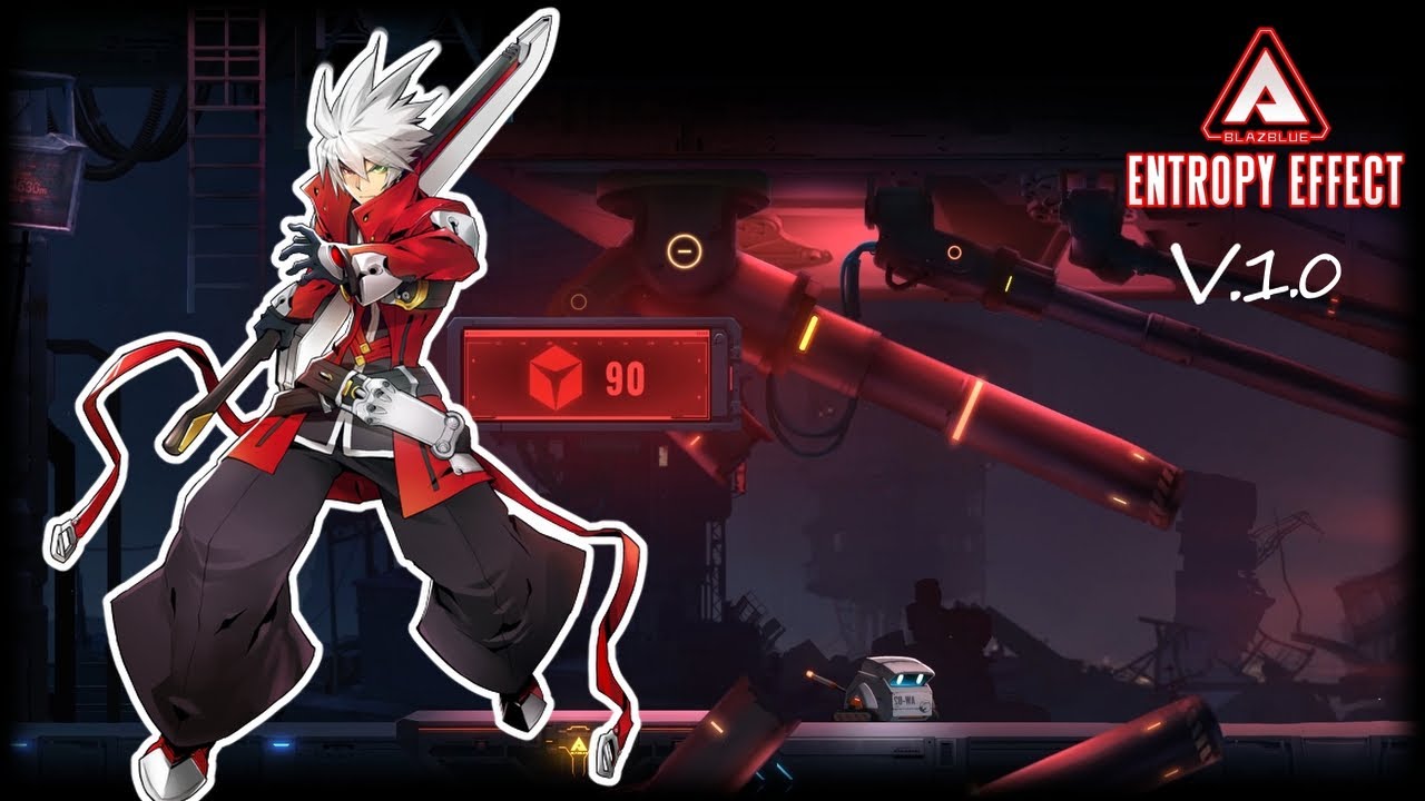 BlazBlue Entropy Effect - Ragna - Fiery Mode! (90 Entropy Effect!)