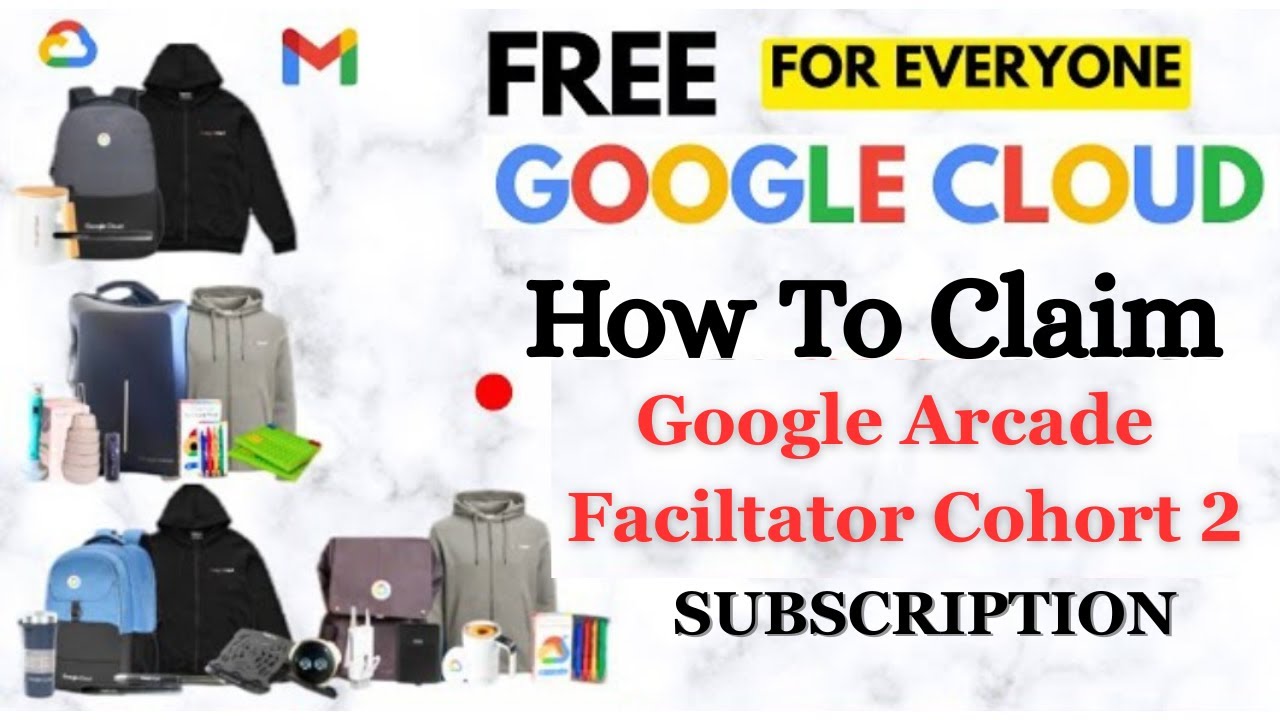 How To Claim Google Arcade Facilitator Subscription | Free Swag & Goodies | Google Arcade Season 2