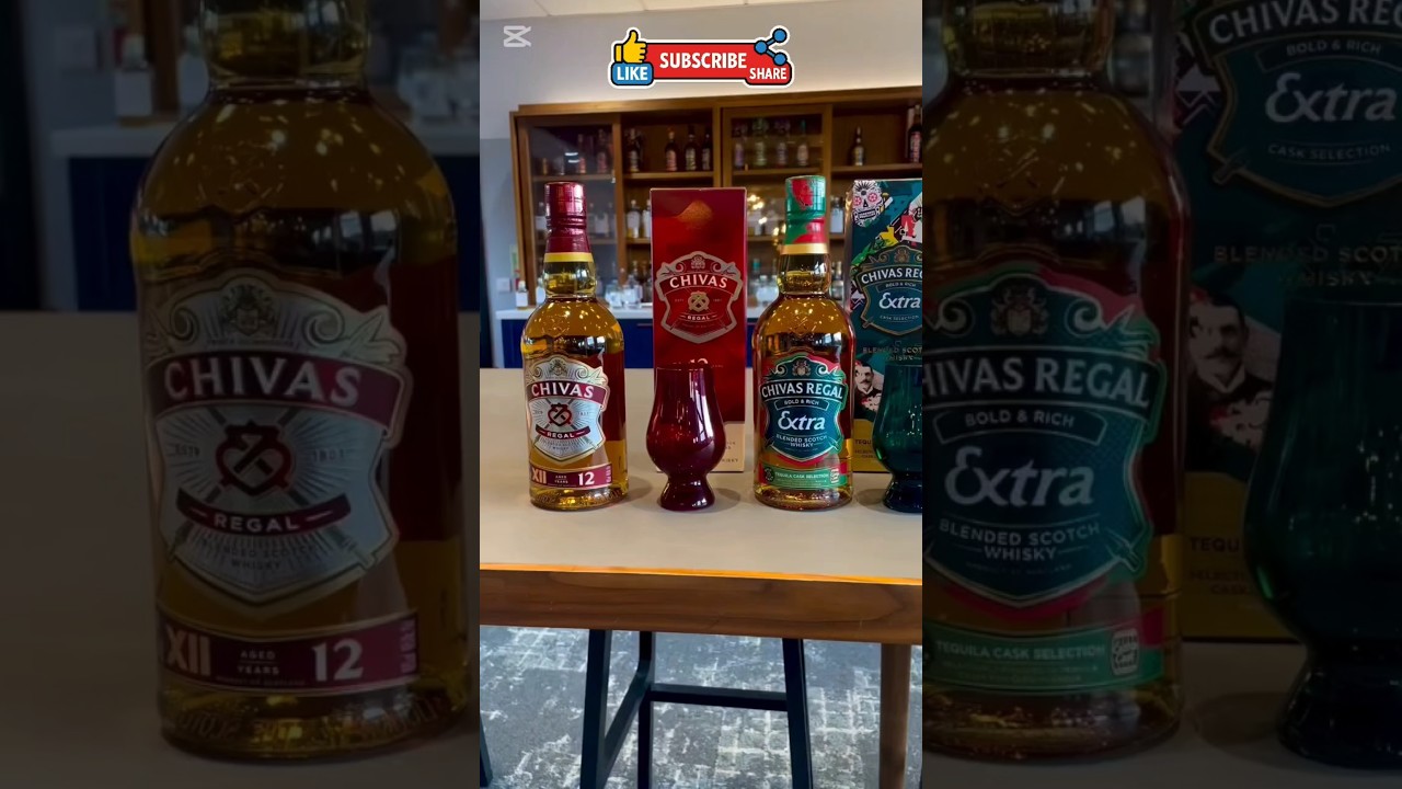 Chivas Regal vs Ballantine&rsquo;s 🥃 | Two Iconic Whisky Collections You Must See#whiskey #alcoholicdrinks
