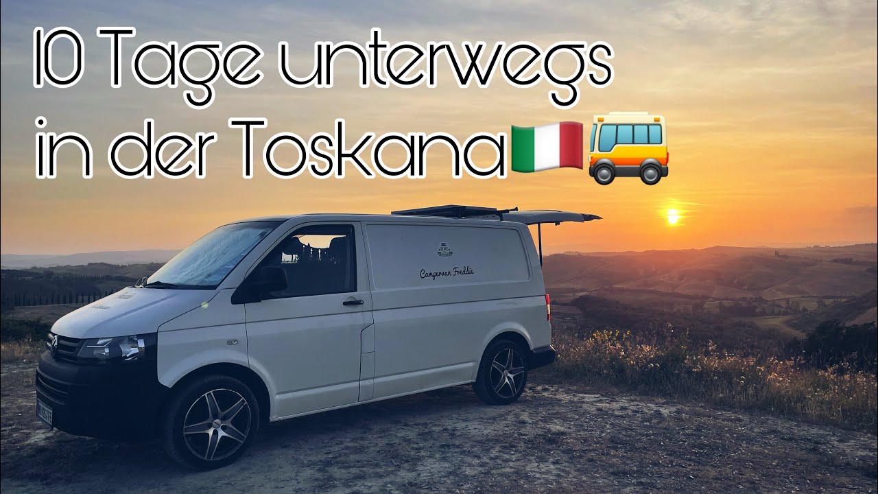 10 Tage unterwegs in der Toskana🚌🇮🇹 VANLIFE | Italien 🚌