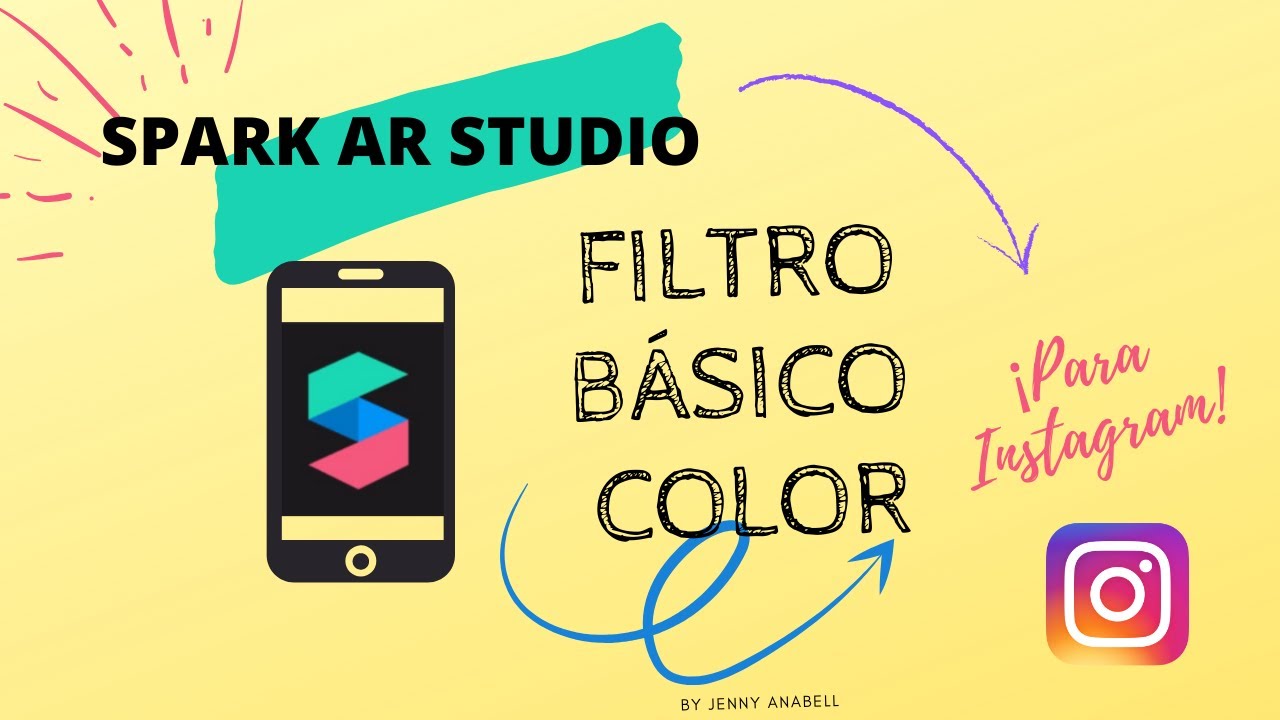 Como hacer un filtro de color para Instagram en Español - Spark Ar Studio