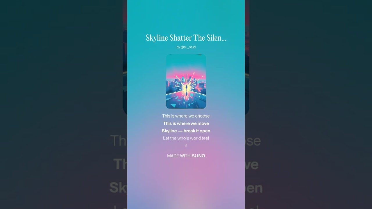 Skyline Shatter The Silence