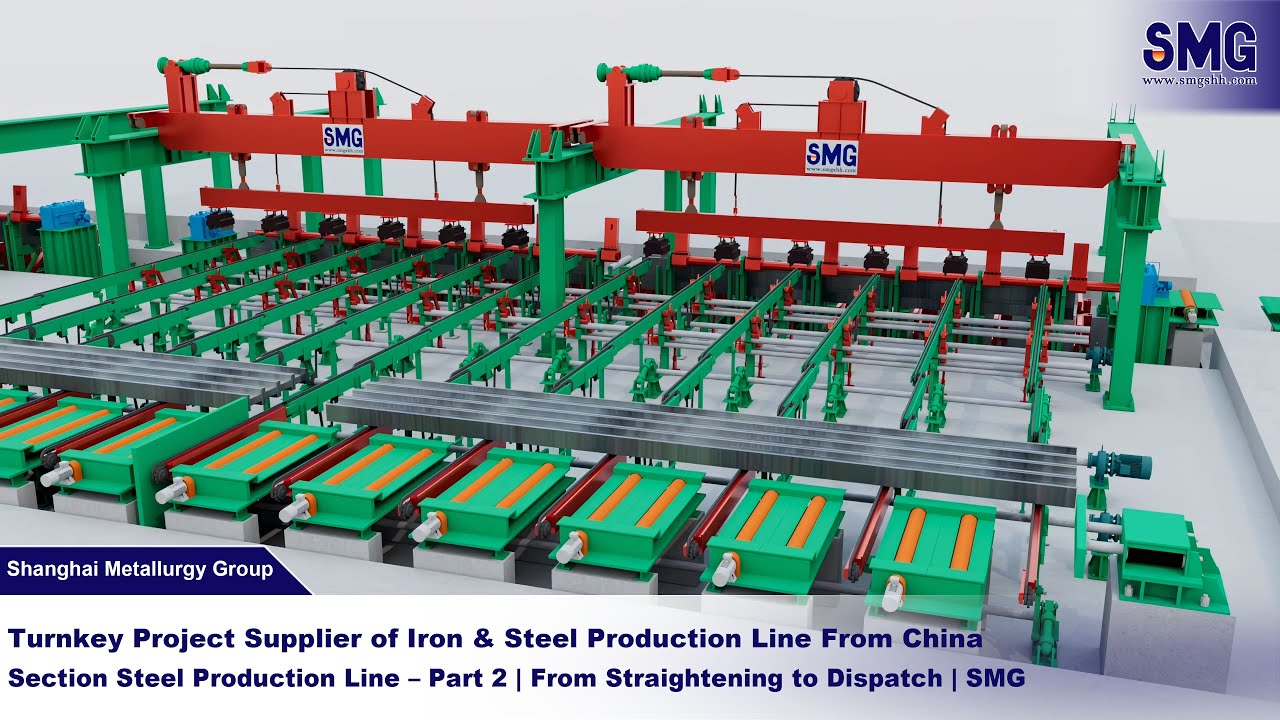 Section Steel Production Line – Part 2 | From Straightening to Dispatch | SMG