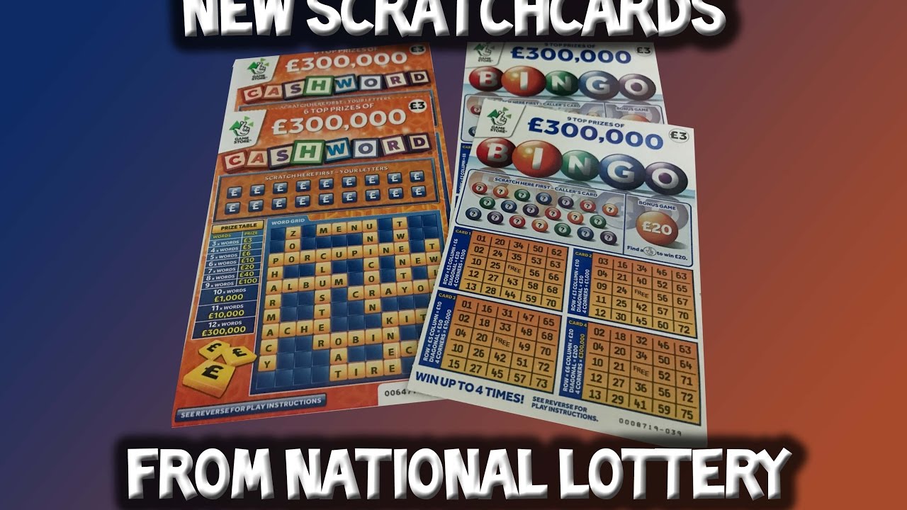 New Scratchcards From The National Lottery