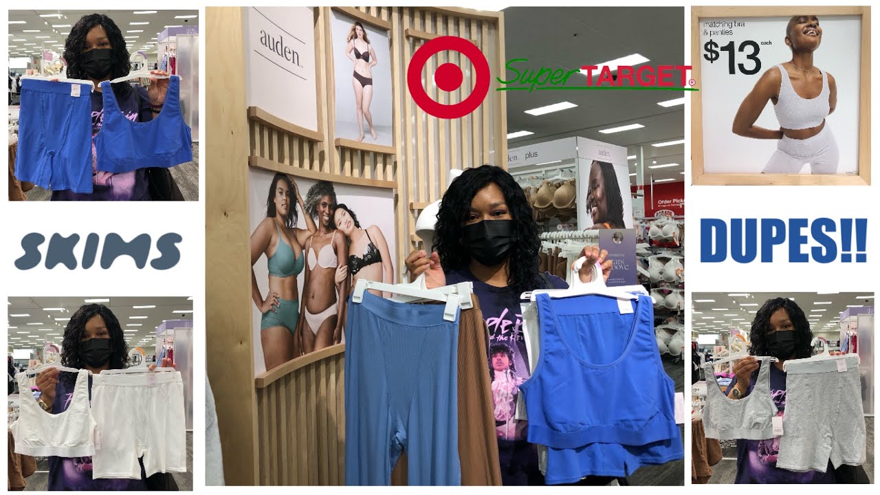 SKIMS Dupes At Target 🎯 *Auden* Under $20 The Best SKIMS Dupes 🙌🏾