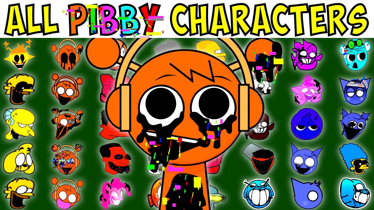 ALL PIBBY GLITCHED CHARACTERS | FNF Character Test | Gameplay VS Playground
