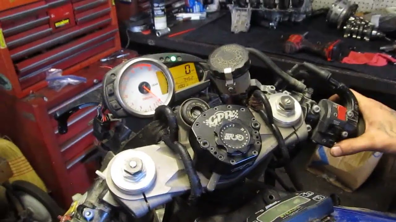 07 ZX6R 599cc Engine crank & Run listed on eBay MVI 00121