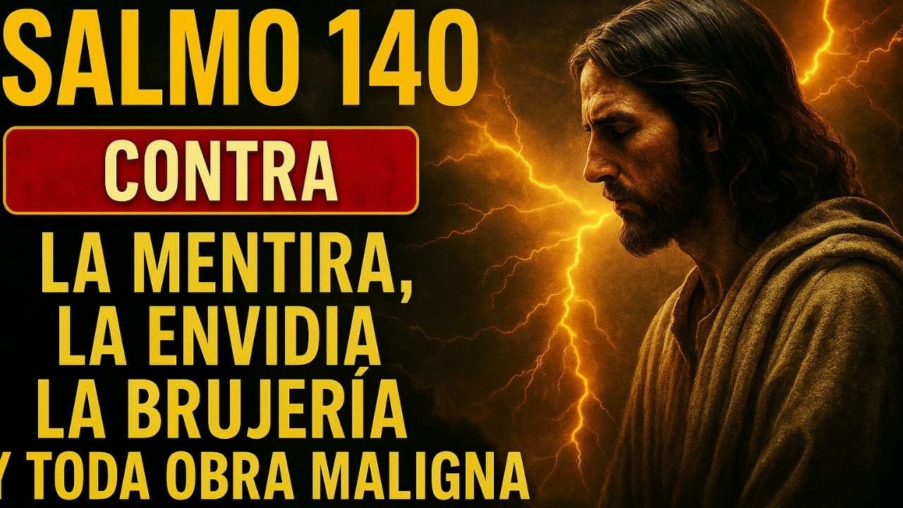 🔥SALMO 140   PODEROSA ORACIÓN CONTRA LA MENTIRA, LA ENVIDIA, LA BRUJERÍA Y TODA OBRA MALIGNA 🙏