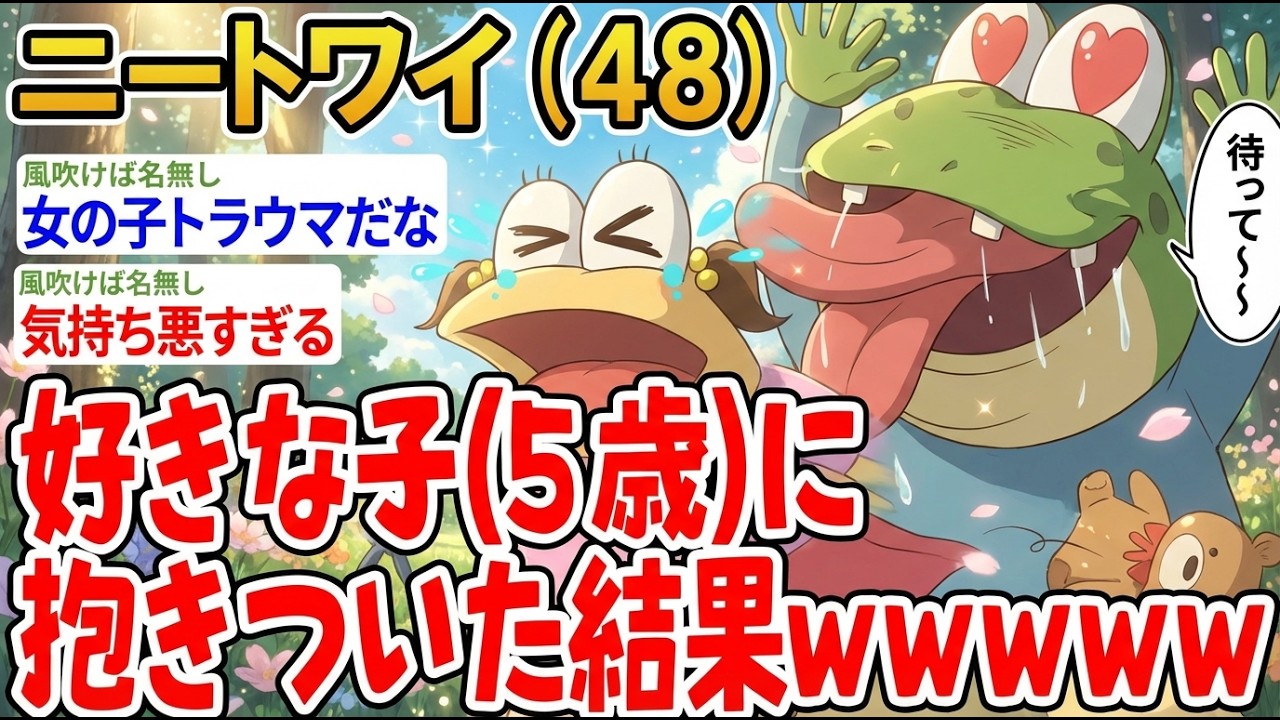 【アホの殿堂】 好きな子（5歳）に抱きついた結果www  【2ch爆笑スレ】