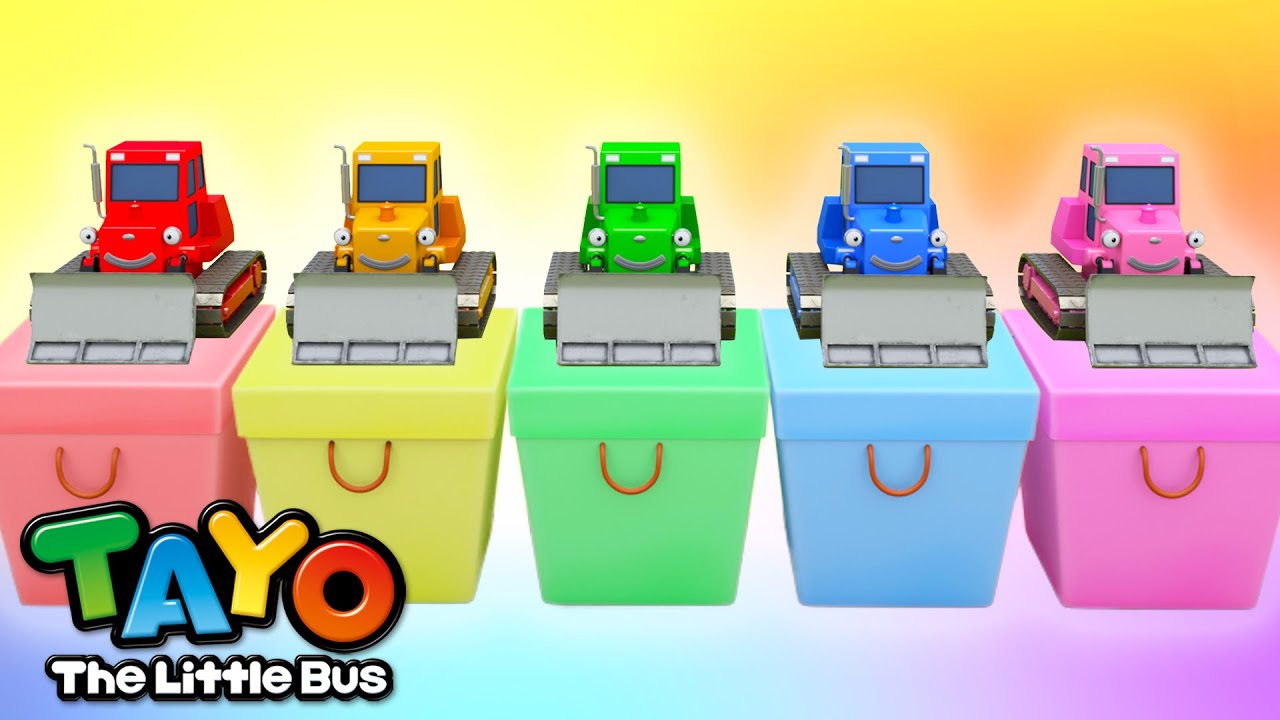 Colección de canciones de Bulldozers | Equipos de construcción | Canción para niños | Tayo Español