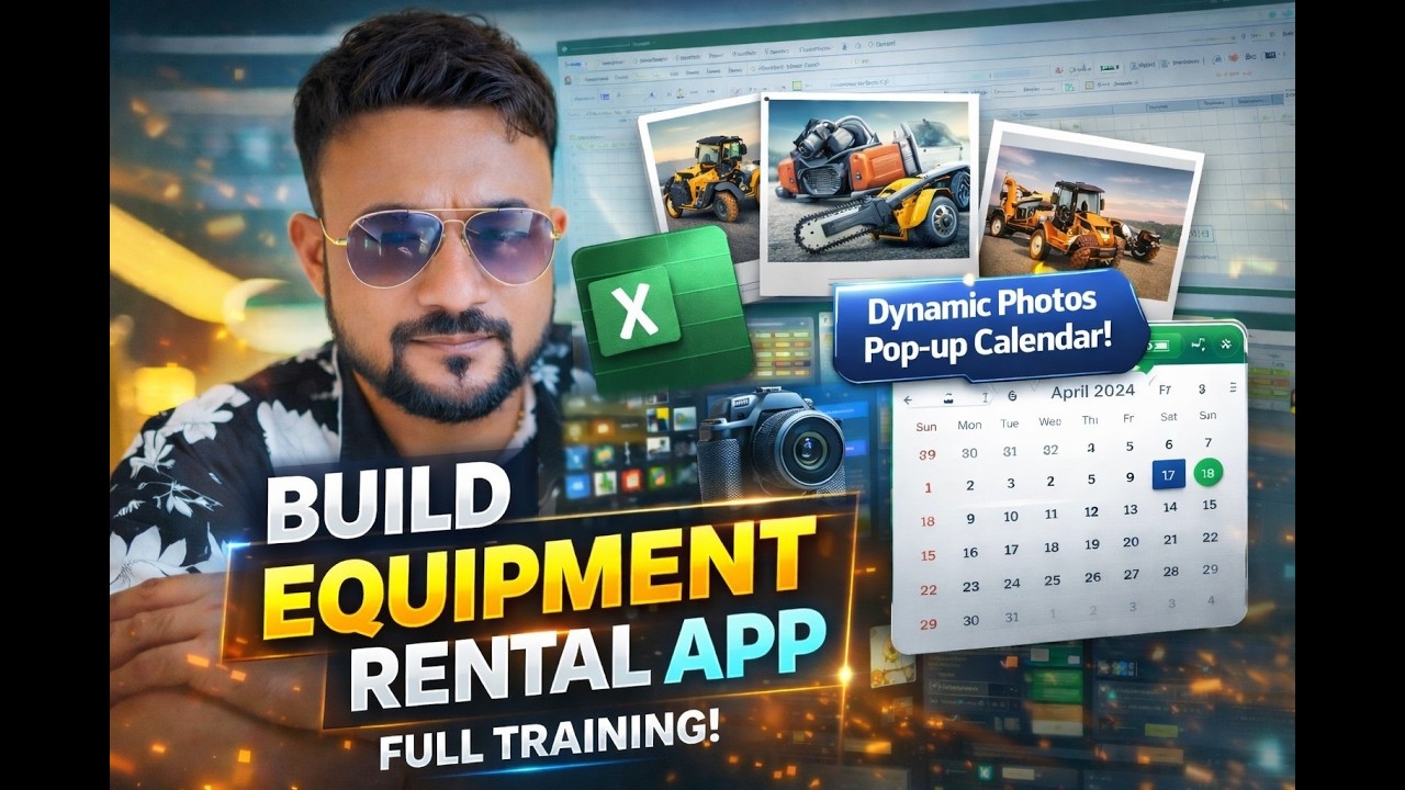 5 EXCELLENT Reasons to Build an Equipment Rental App in Excel Now