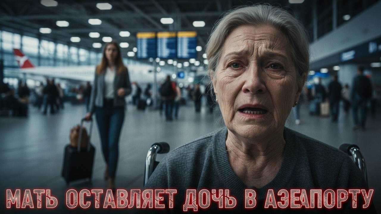 Дочь бросила мать в аэропорту + Мать полетела одна, оставив её в шоке
