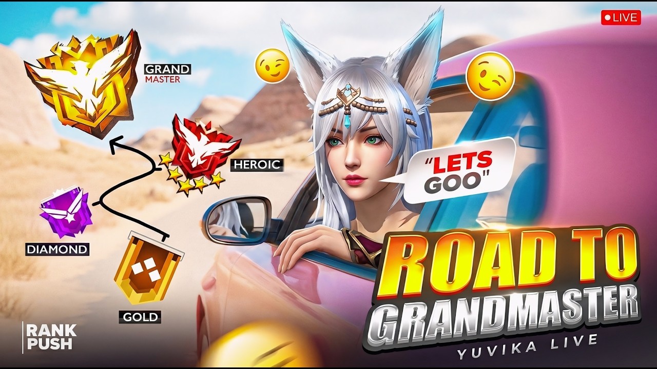 FREE FIRE LIVE  | Rank Push With Subscribers | Come Fast! #shorts #freefire #freefirelive