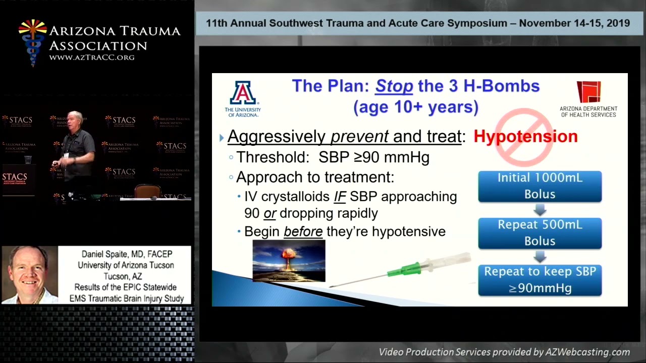 EPIC Study into Traumatic Brain Injuries shows proper pre-hospital care