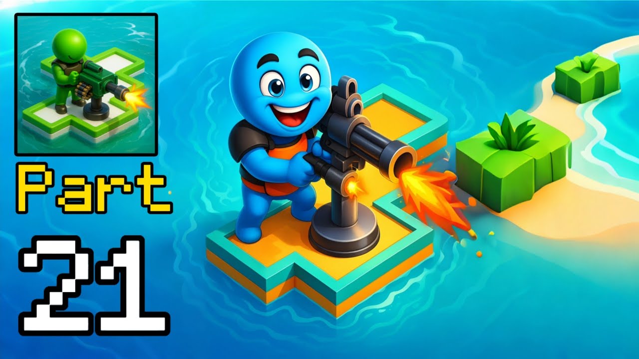 War of Rafts - Gameplay Walkthrough Part 21 - Rule the Ocean in Crazy Sea Battles! (iOS, Android)