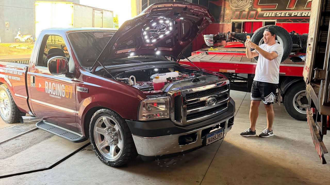 BRUNO DA CTMD ACELERANDO A F250 COM KIT 200 CAVALOS - FICOU BOA DEMAIS 