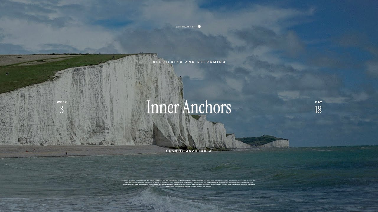 Inner Anchors, DAY 18 Resilience & Overcoming Guided Journalling