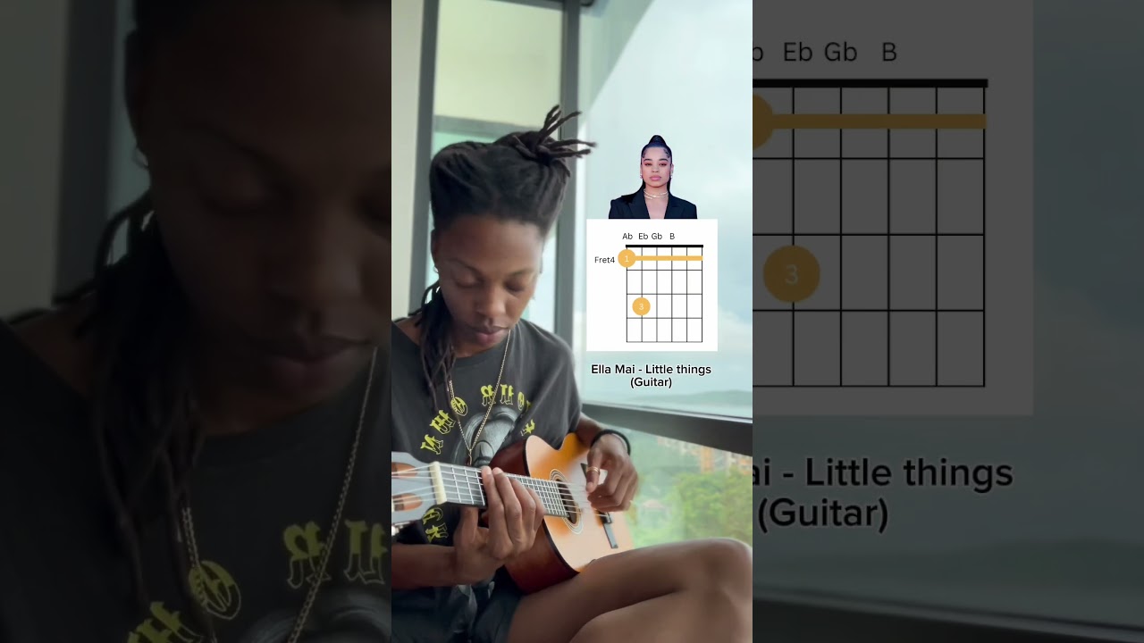 Little things - Ella Mai ( guitar ) #guitar #guitartabs #guitartabstutorial