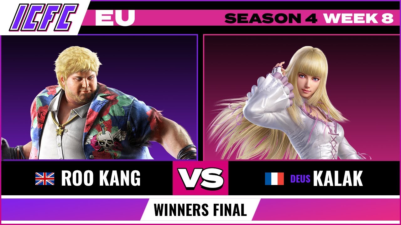 Roo Kang (Bob) vs. Kala (Lili) Winners Final - ICFC EU Tekken 7 Season 4 Week 8