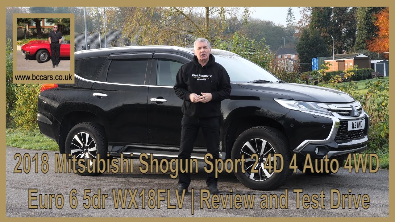 2018 Mitsubishi Shogun Sport 2 4D 4 Auto 4WD Euro 6 5dr WX18FLV | Review and Test Drive