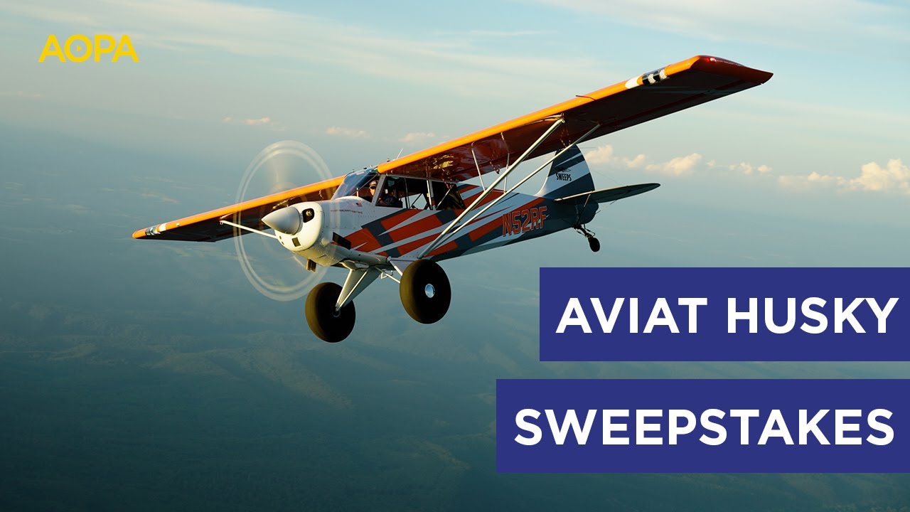 Представляем следующий самолет-участник лотереи AOPA — Aviat Husky 2024 года!