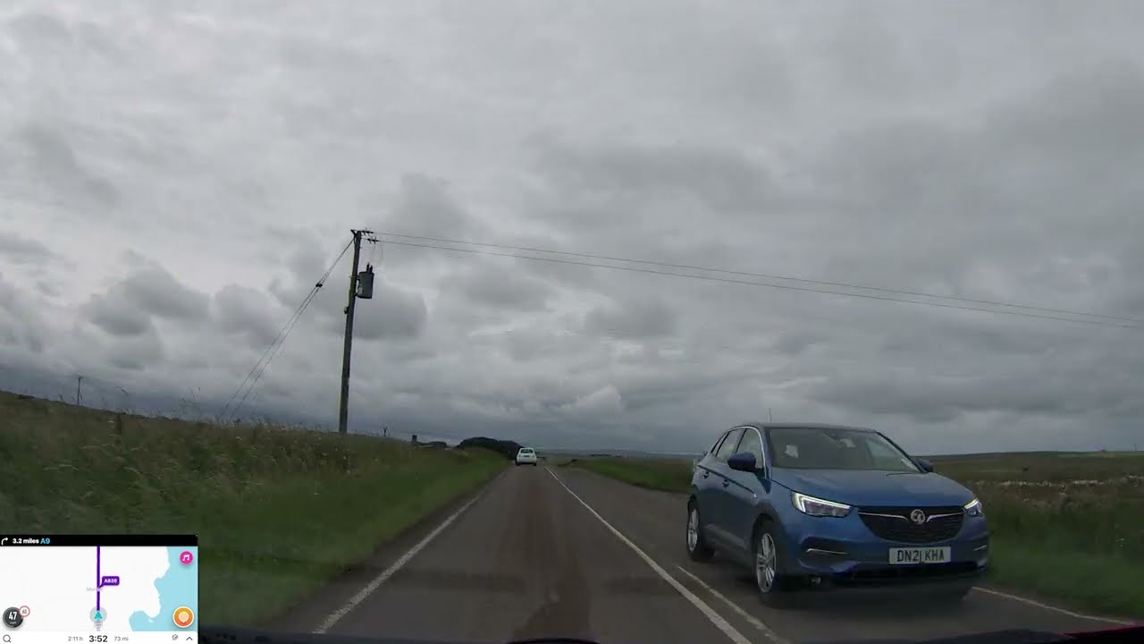 Driving on NC500 Dunhead to Smoo Caves - Scottish Highlands Road Trip