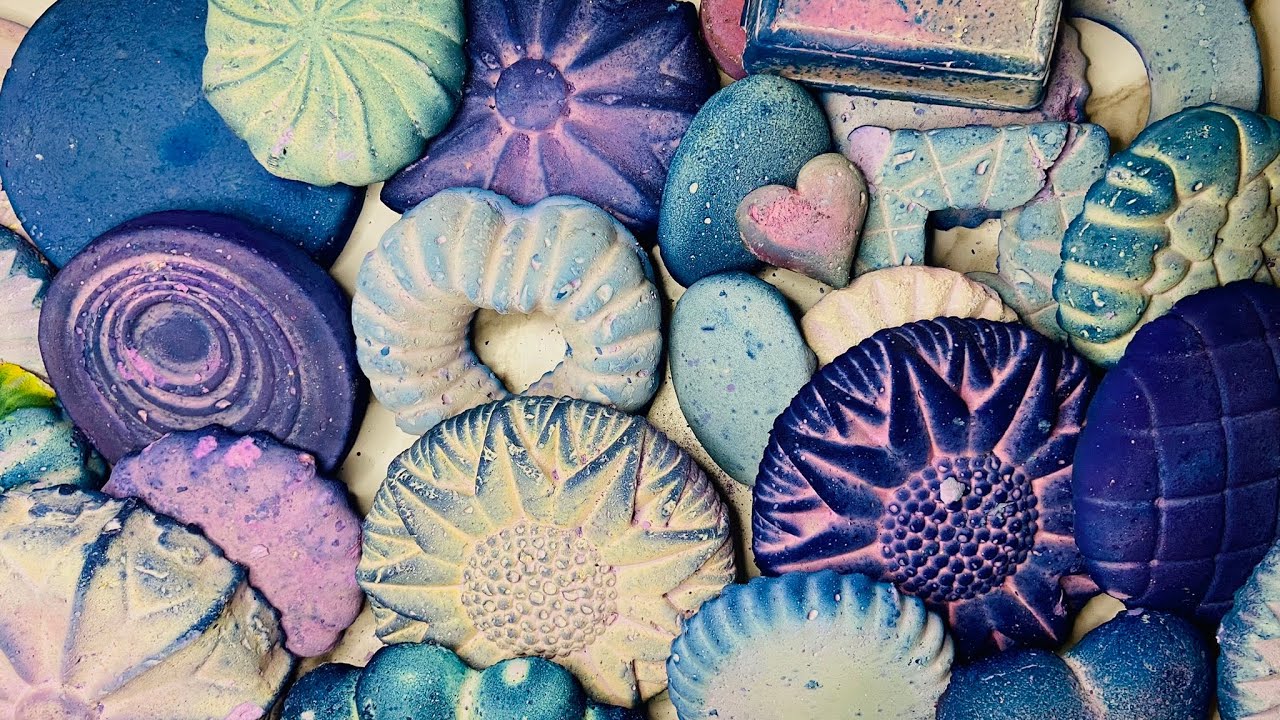 Large variety shades of purple and Texture